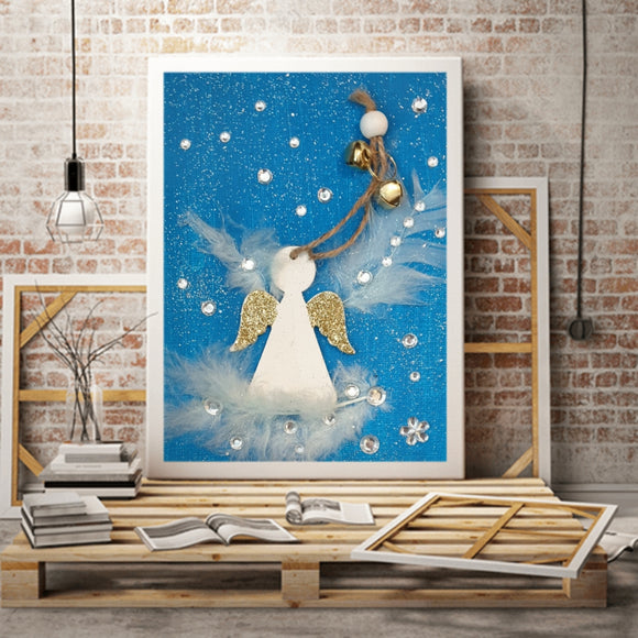 Energijski angelček- modra energijska slika za dvigovanje zavesti in zavedanja