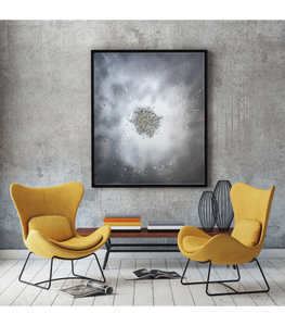 Energijska slika Black Silver Divine lining